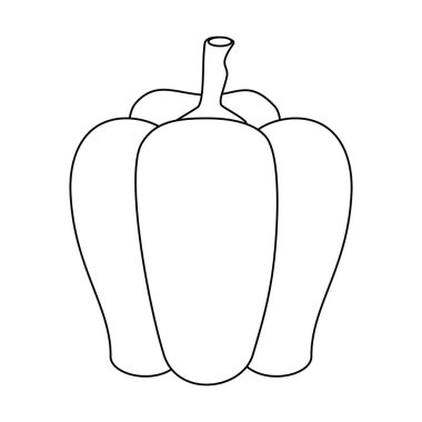 biber taze izole simgesi