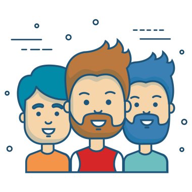 insanlar illüstrasyon vektör