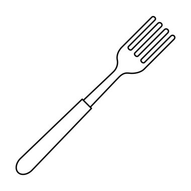 çatal çatal bıçak izole simgesi