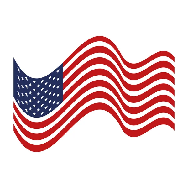 Estados Unidos da América bandeira —  Vetores de Stock