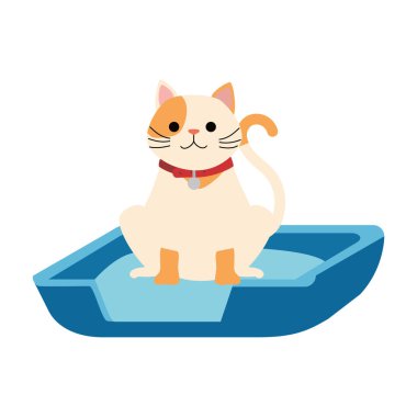 yatak karakteri sevimli kedi maskotu