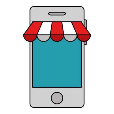 şemsiye simgesi ile Smartphone