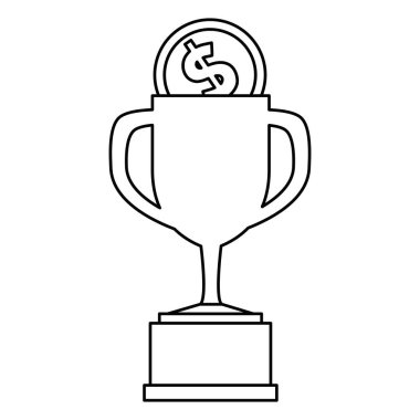 madeni para ile kupa bardak