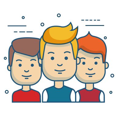 insanlar illüstrasyon vektör