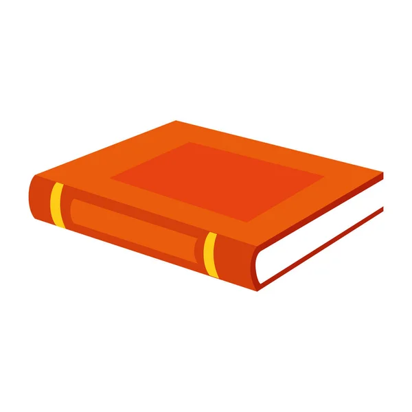 Text book isolated icon — Stock Vector