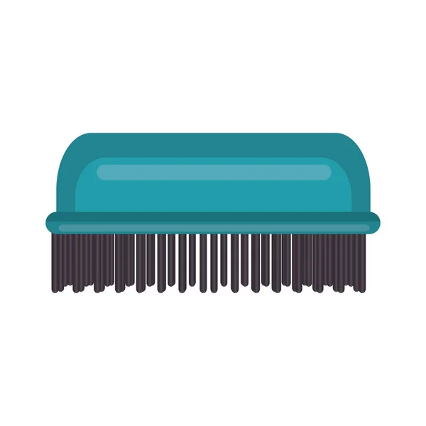 Manejar cepillo de limpieza icono aislado — Archivo Imágenes Vectoriales