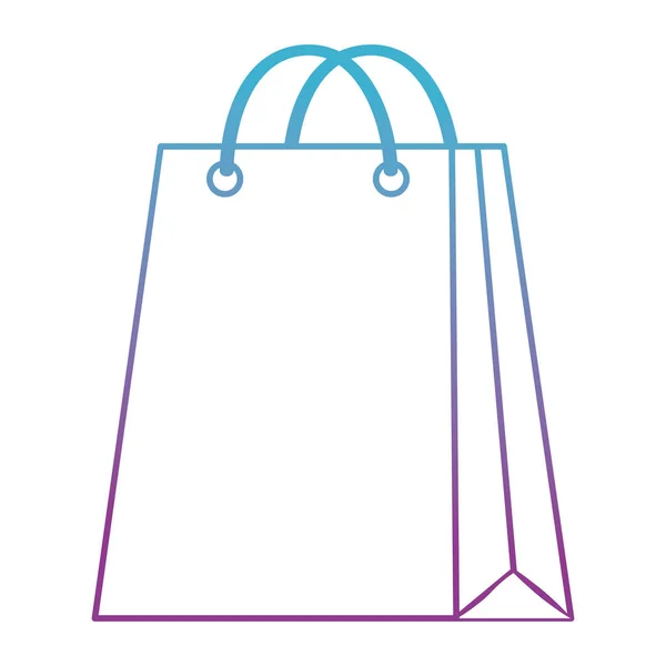 Icono bolsa de compras de papel — Vector de stock