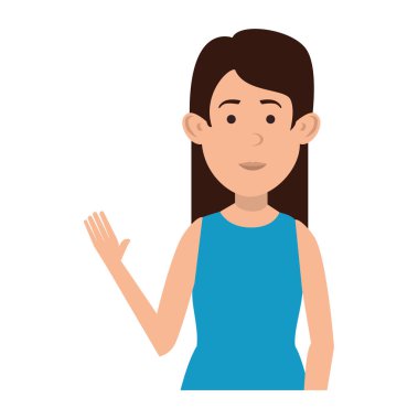 güzel ve genç kadın karakter