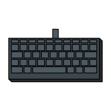 bilgisayar klavye izole kutsal kişilerin resmi