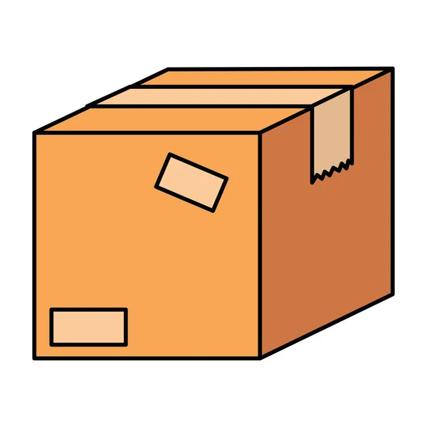 Caixa de embalagem ícone da caixa — Vetor de Stock