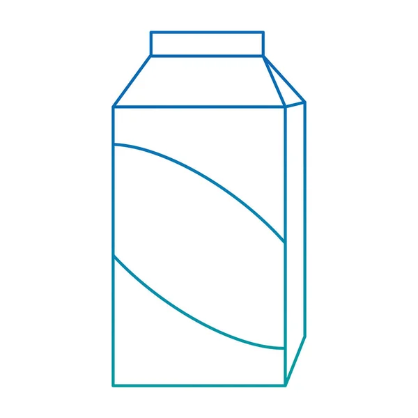 Icona confezione scatola del latte — Vettoriale Stock