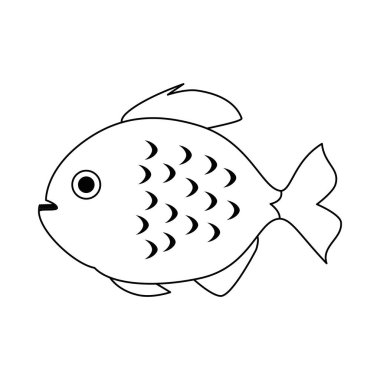 sevimli süs balık simgesi