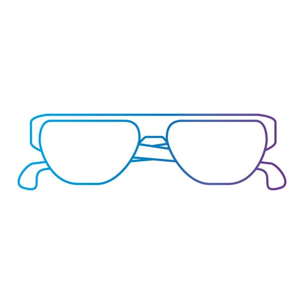 Gafas de ojo icono aislado — Vector de stock