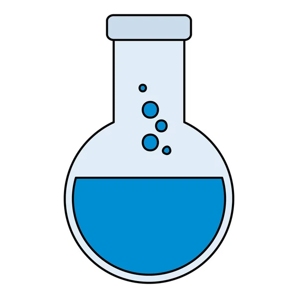 Reagenzglas im Labor — Stockvektor