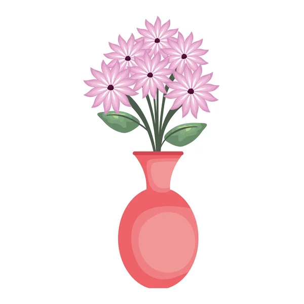 花瓶与花图标 — 图库矢量图片
