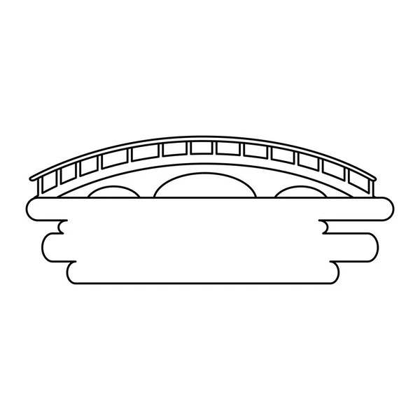 Puente burrard monumento canadiense — Vector de stock