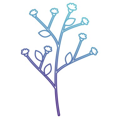 çiçek ve Bahçe dekoratif yaprakları