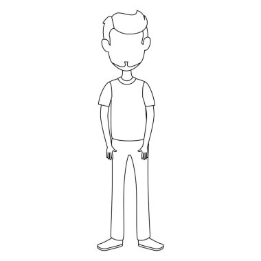 genç adam avatar karakter