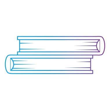 yığın kitapları izole edilmiş simge