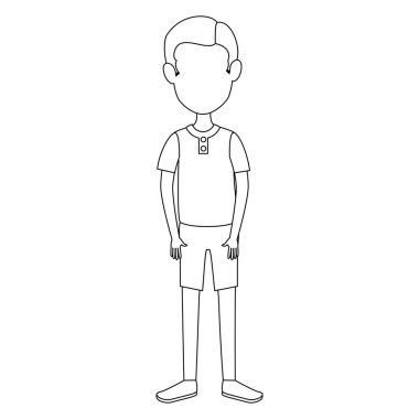 genç adam avatar karakter