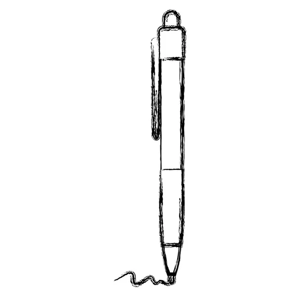 Ручка письменника ізольована піктограма — стоковий вектор