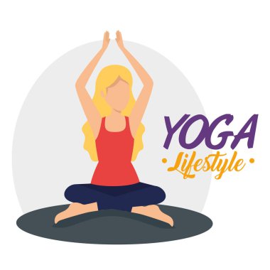 Uyum içinde egzersiz yapan kadın.