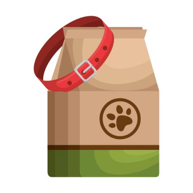 kolye ile pet shop kağıt torba