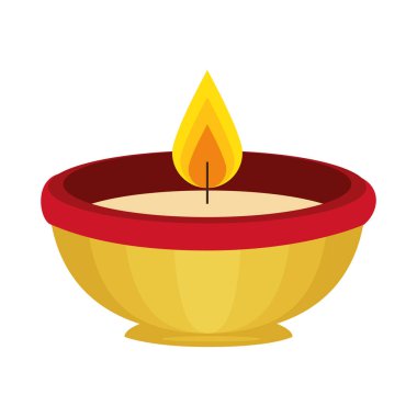 tören mum izole simgesi