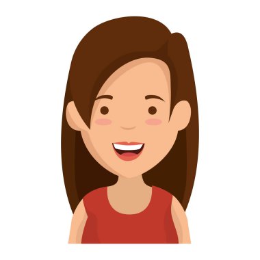 güzel ve genç kadın karakter