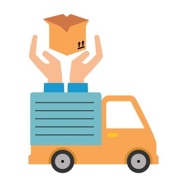 teslimat servis aracı el koruma ile