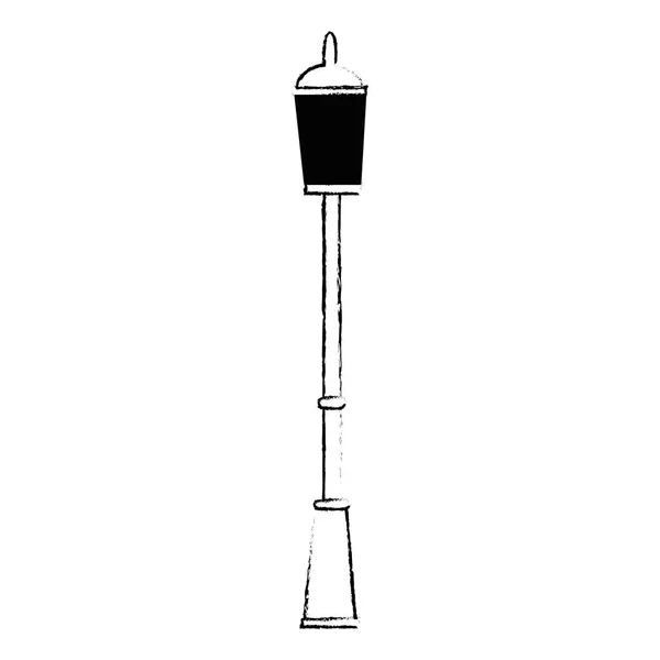 Lanterne de parc icône classique — Image vectorielle