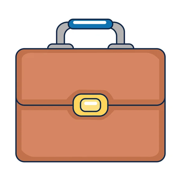 Cartera maletín aislado icono — Vector de stock