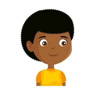 küçük çocuk siyah karakter