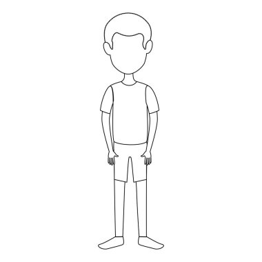 genç adam avatar karakter