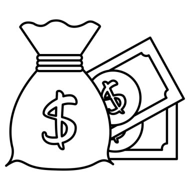 Dolarlı para çantası.