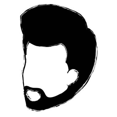 genç adam baş avatar karakter