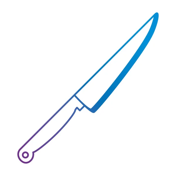 Knife cutlery tool icon — Stock Vector