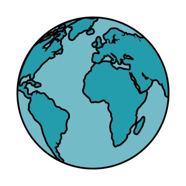 Dünya gezegeni eart simgesi