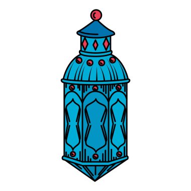 ramadam karadağlı lamba asılı