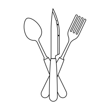 set çatal araçlar simgesi