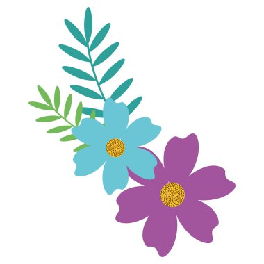 çiçek ve Bahçe dekoratif yaprakları