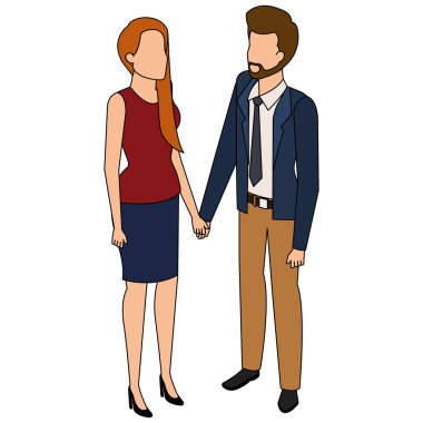 iş çift avatarlar karakter