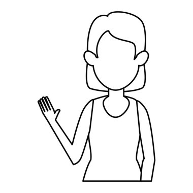 güzel ve genç kadın karakter