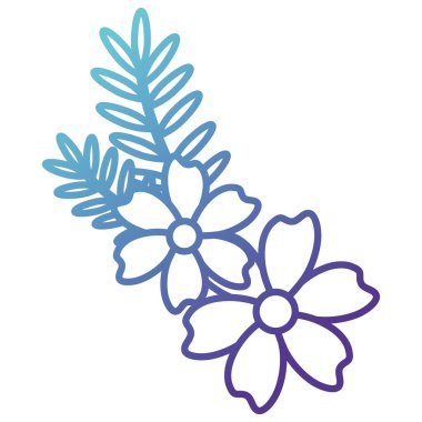 çiçek ve Bahçe dekoratif yaprakları