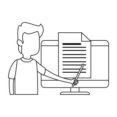 bilgisayar karakteri adam öğretim