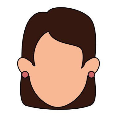 güzel ve genç kadın baş