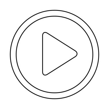 düğme izole simgesi oynamak