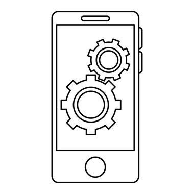 Smartphone aygıtı izole simgesi
