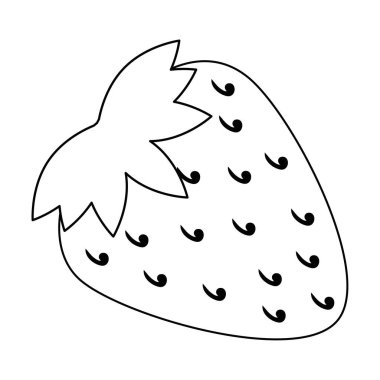 taze çilek meyve simgesi