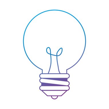 Ampul Işık izole simgesi